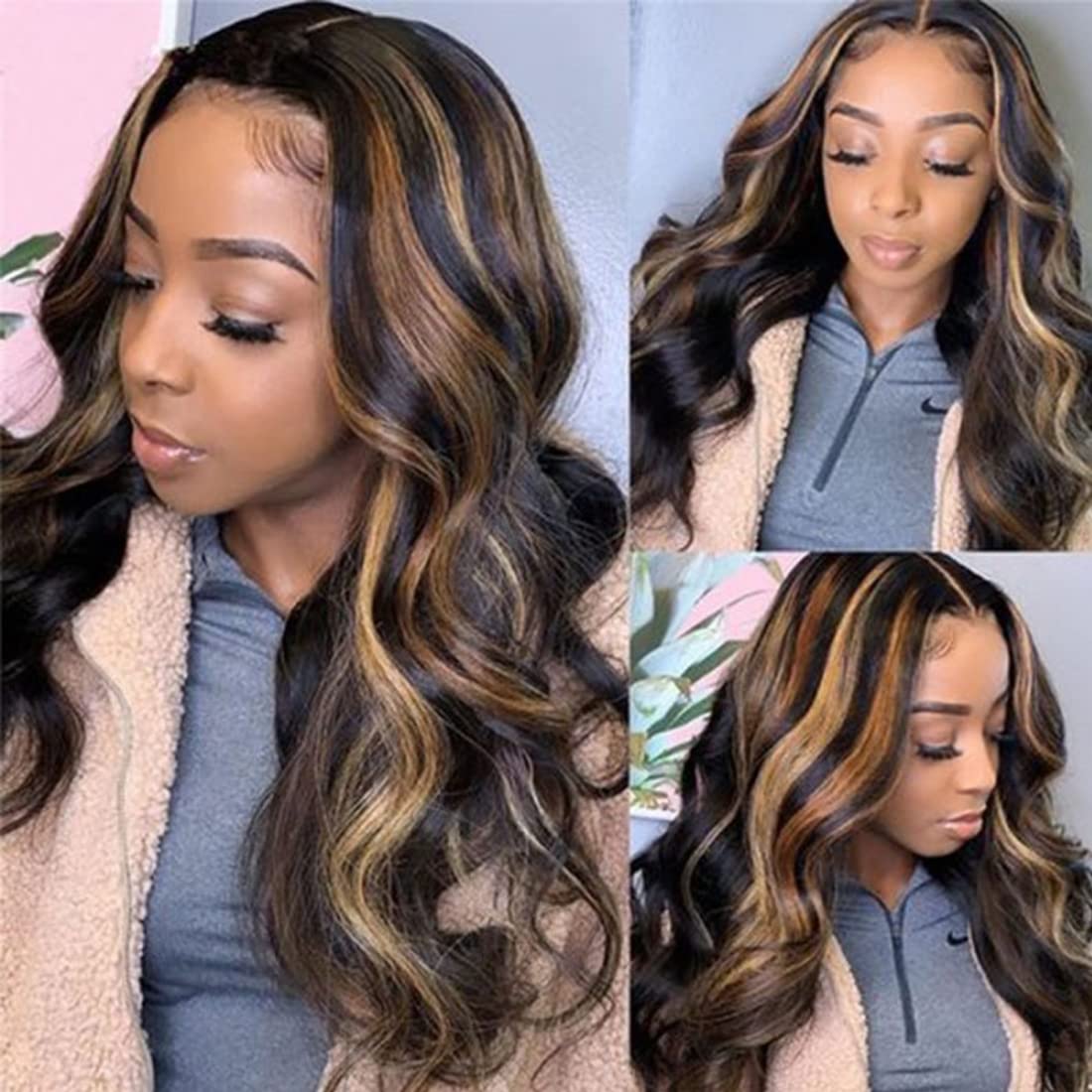 UNICE V Part Wigs Human Hair Body Wave Upgrade Glueless Human Hair V-Part Clip in Wigs No Leave Out, No Glue, No Sew-in, Beginner Friendly 18 inch