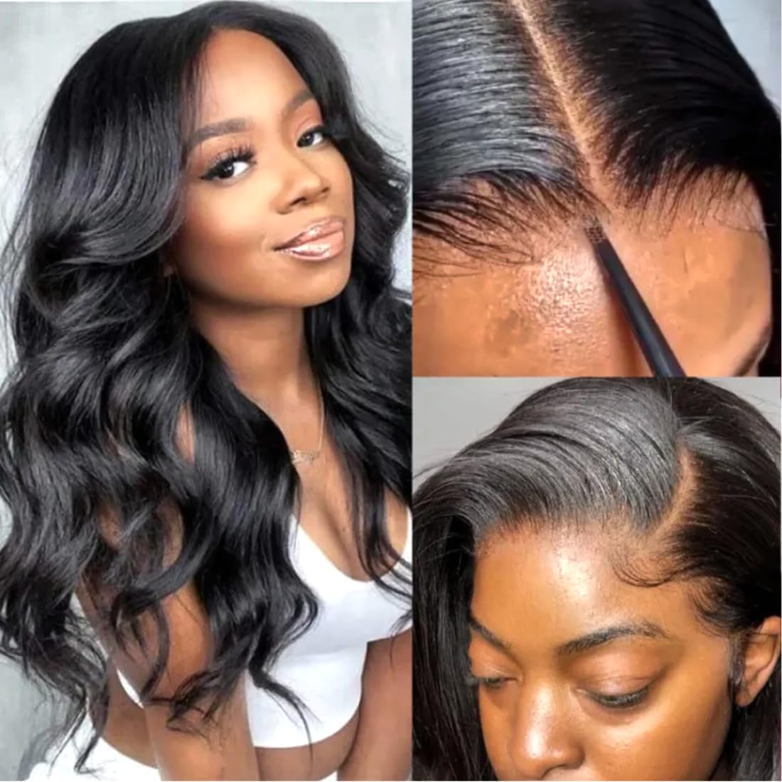 UNICE V Part Wigs Human Hair Body Wave Upgrade Glueless Human Hair V-Part Clip in Wigs No Leave Out, No Glue, No Sew-in, Beginner Friendly 18 inch