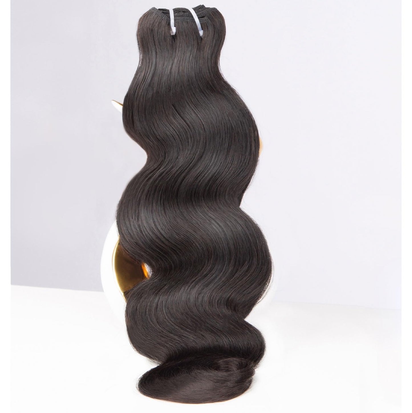 mlip Raw Bundles Human Hair Body Wave, No Tangle Shedding, Keep Texture Silky Soft After Multiple Washes, 15A Raw Indian Hair Bundles 18 Inches, Brown Highlight Bundles