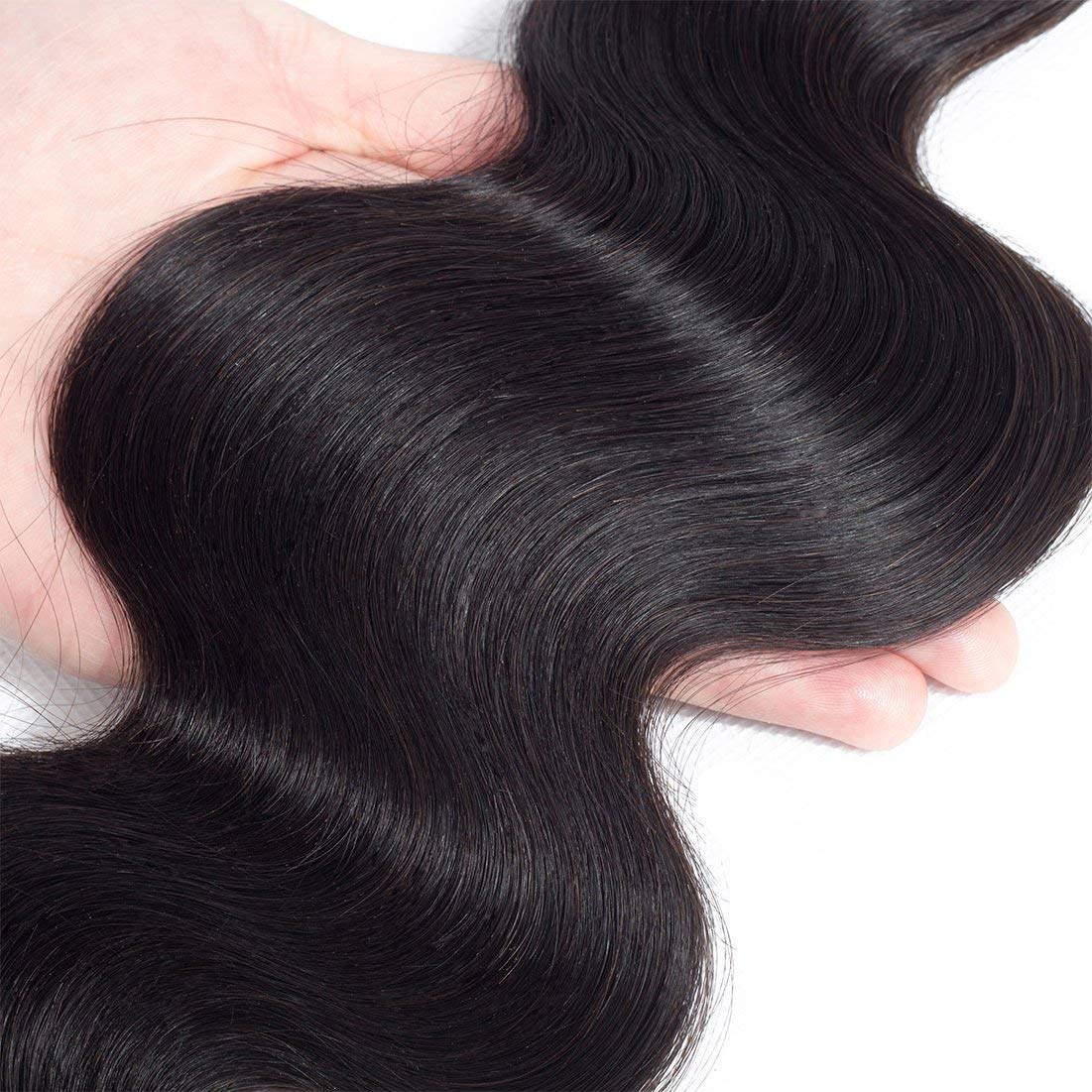 Cirvty 12A Human Hair Bundles Brazilian Body Wave Hair Bundles 20 22 24 Inch 100% Unprocessed Virgin Weave 3 Bundles Human Hair Body Wave Deals Natural Black