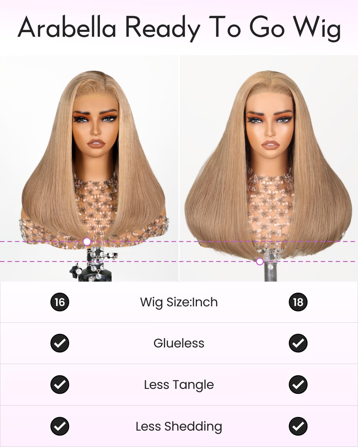 Arabella 613 Lace Front Wig Human Hair 300g-315g 13x4 Blonde Lace Front Wigs Human Hair 210% Density Body Wave 613 Frontal Wig Pre Plucked With Baby Hair (30inch, 613 13X4 body wave wig)