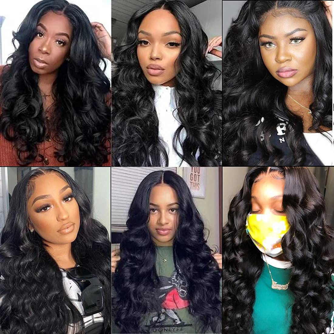 UNICE V Part Wigs Human Hair Body Wave Upgrade Glueless Human Hair V-Part Clip in Wigs No Leave Out, No Glue, No Sew-in, Beginner Friendly 18 inch