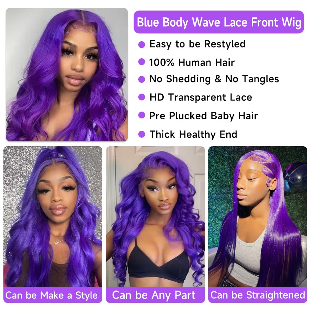 Pink Lace Front Wig Human Hair 13x4 Pink Wig Human Hair Pink Body Wave Lace Front Wigs Human Hair Pre Plucked Colored 12A 200 Density Pink HD Lace Frontal Wig Human Hair With Baby Hair 22 Inch