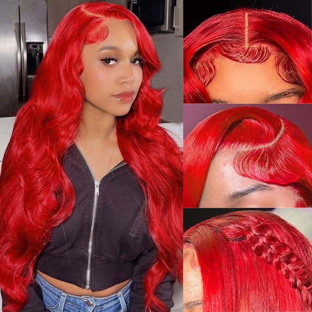 613 Lace Front Wig Human Hair 13x6 Transparent Lace Blonde Lace Front Wigs Human Hair 613 Body Wave Lace Front Wig Human Hair Pre Plucked with Baby Hair 180% Density 613 HD Lace Frontal Wig 22 Inch