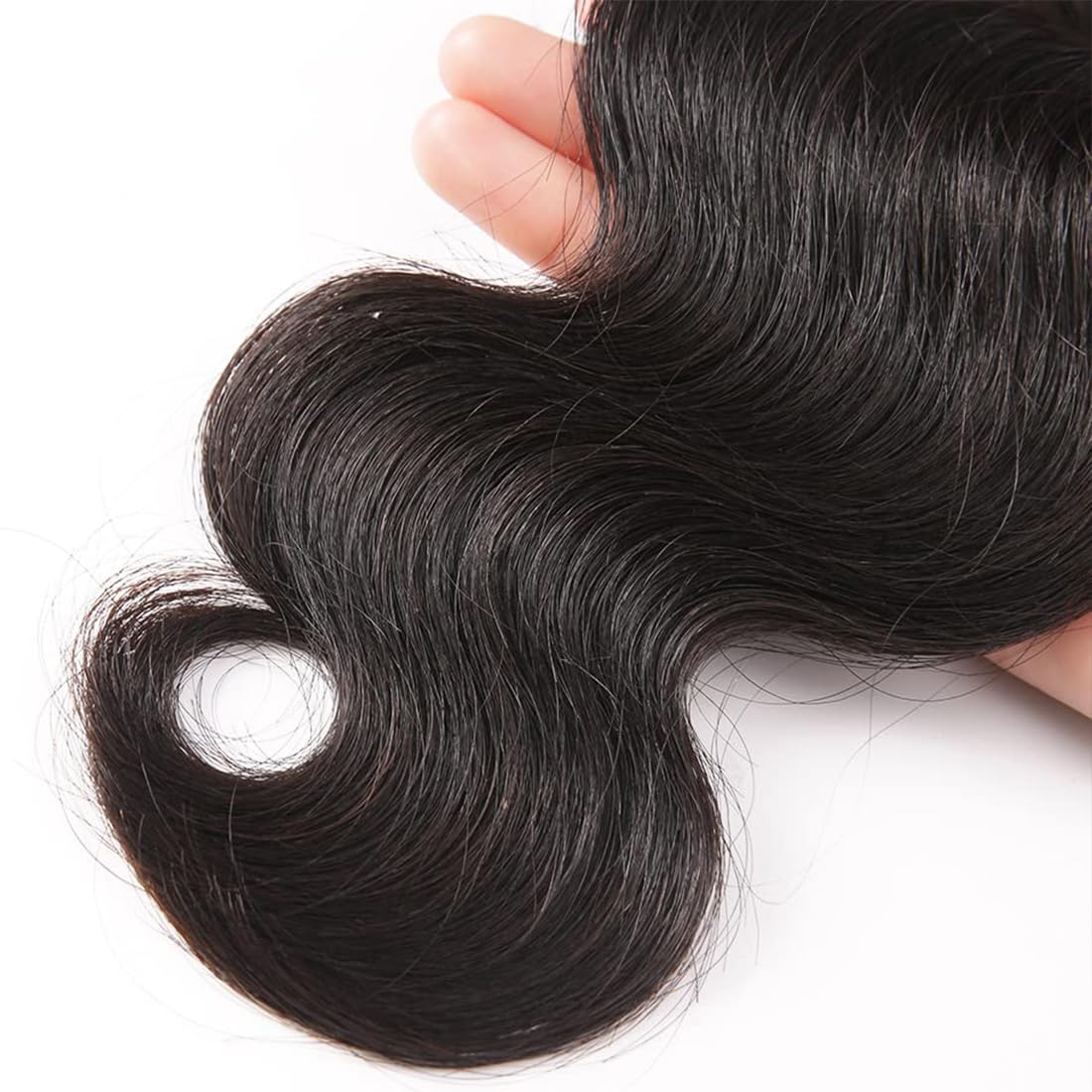 Cirvty 12A Human Hair Bundles Brazilian Body Wave Hair Bundles 20 22 24 Inch 100% Unprocessed Virgin Weave 3 Bundles Human Hair Body Wave Deals Natural Black