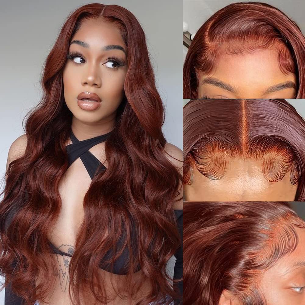 613 Lace Front Wig Human Hair 13x6 Transparent Lace Blonde Lace Front Wigs Human Hair 613 Body Wave Lace Front Wig Human Hair Pre Plucked with Baby Hair 180% Density 613 HD Lace Frontal Wig 22 Inch