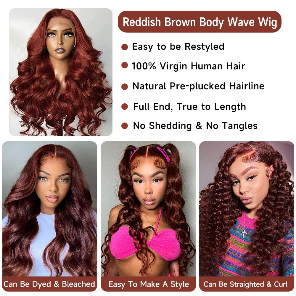 Ombre Highlight Lace Front Wig Human Hair 13x4 Glueless Transparent HD Lace Frontal Wigs Pre Plucked With Baby Hair Straight Brazilian Blonde 4/27 Human Hair Wigs 180% Density for Black Women 22 Inch