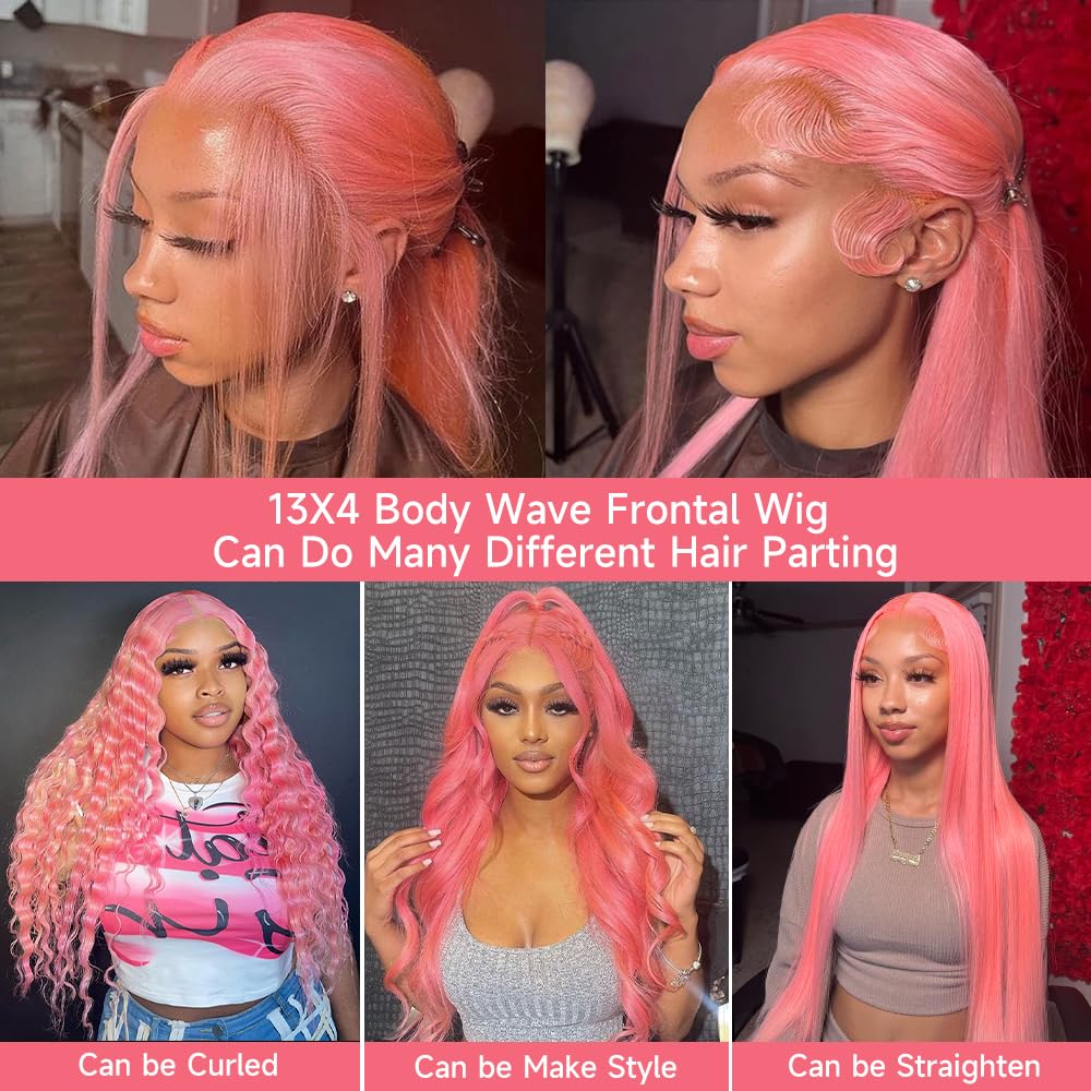 613 13x6 Lace Front Wig Human Hair 28 Inch Blonde Wig Human Hair 200% Density Body Wave HD Blonde Lace Front Wigs Human Hair Pre Plucked 613 Lace Front Wig Human Hair