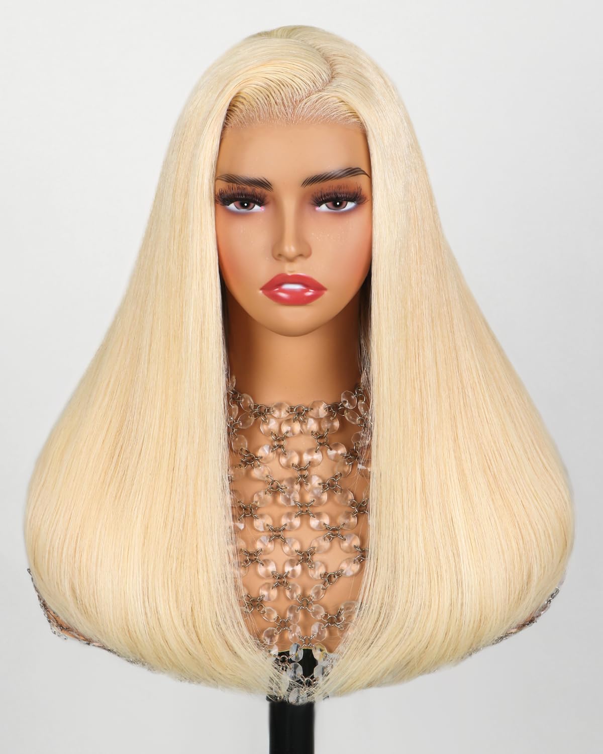 Arabella 613 Lace Front Wig Human Hair 300g-315g 13x4 Blonde Lace Front Wigs Human Hair 210% Density Body Wave 613 Frontal Wig Pre Plucked With Baby Hair (30inch, 613 13X4 body wave wig)