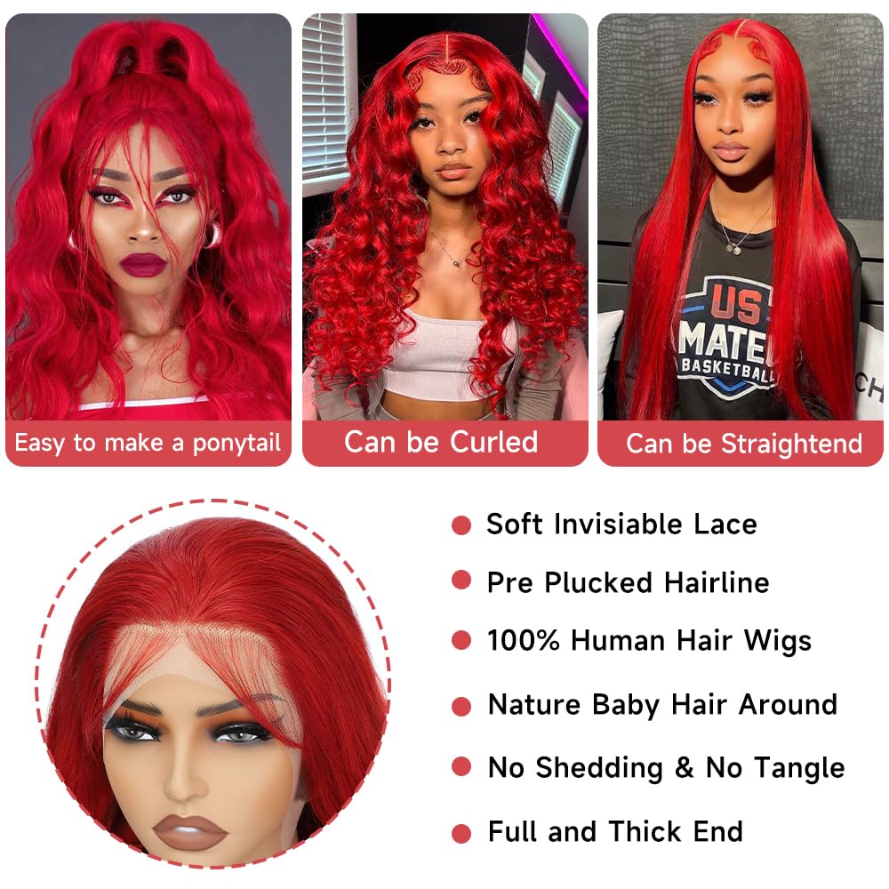 Highlight Ombre Lace Front Wigs Human Hair Pre Plucked with Baby Hair 13x4 Body Wave Frontal Wigs Human Hair 180% Density 4/27 Colored Honey Blonde Lace Front Wig for Women 22 Inch