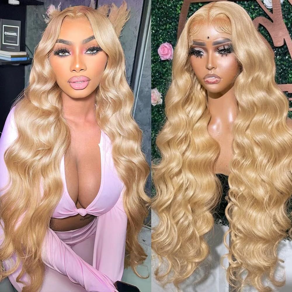 Pink Lace Front Wig Human Hair 13x4 Pink Wig Human Hair Pink Body Wave Lace Front Wigs Human Hair Pre Plucked Colored 12A 200 Density Pink HD Lace Frontal Wig Human Hair With Baby Hair 22 Inch