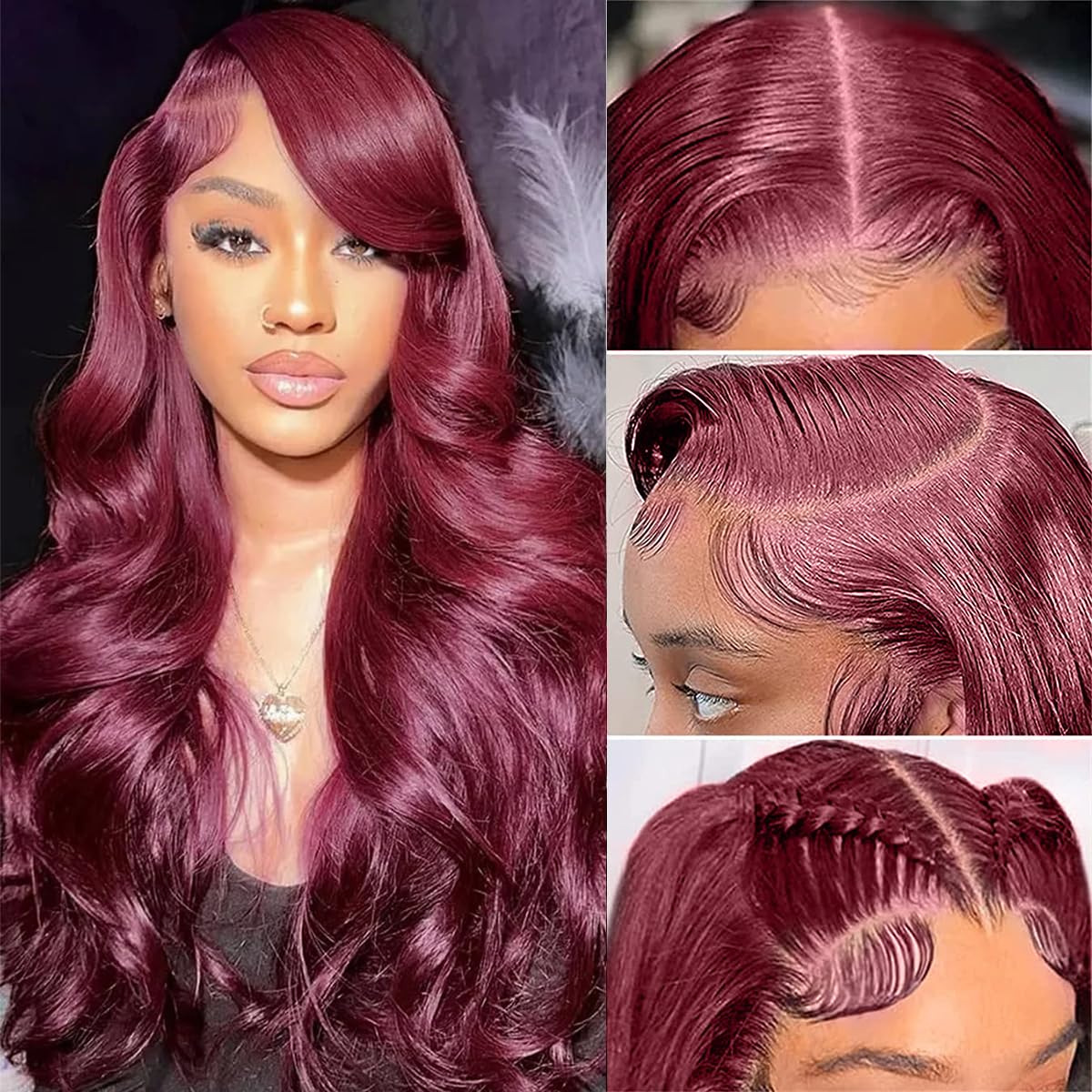 30 Inch Chocolate Brown Lace Front Wig Human Hair 200 Density 13x6 Hd Body Wave Lace Front Wigs Human Hair Pre Plucked Colored Frontal Wigs Human Hair Brown Wig Human Hair Wigs for Women