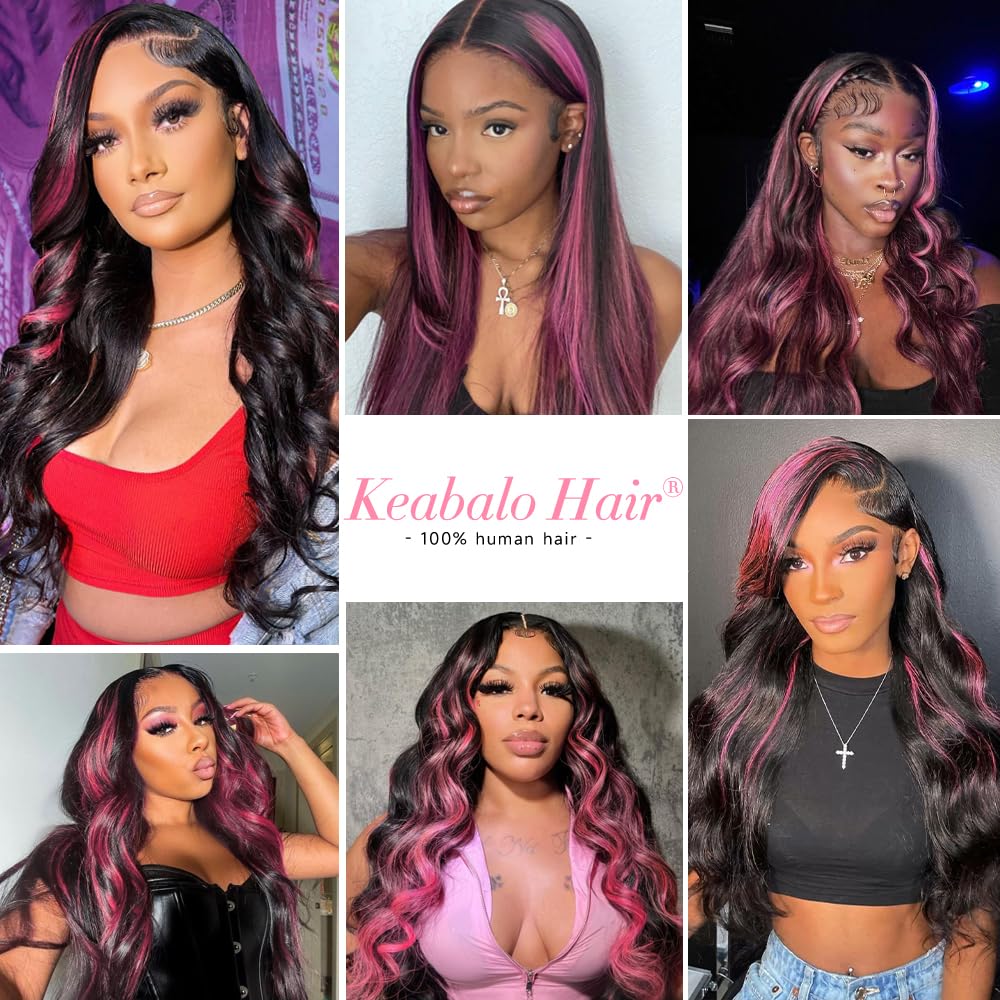 Highlight Ombre Lace Front Wigs Human Hair Pre Plucked with Baby Hair 13x4 Body Wave Frontal Wigs Human Hair 180% Density 4/27 Colored Honey Blonde Lace Front Wig for Women 22 Inch