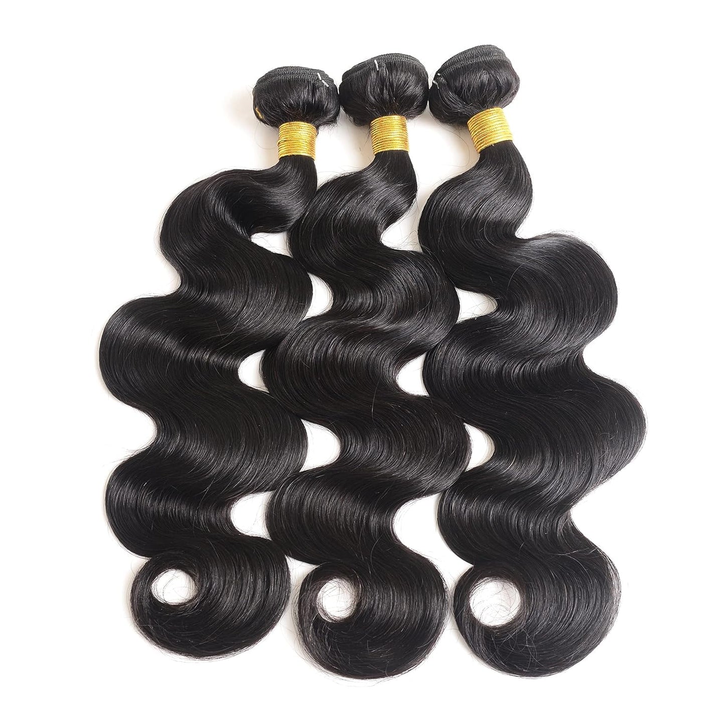 12A Human Hair Bundles 20 22 24 26 Inch Body Wave Bundles Human Hair 100% Unprocessed Brazilian Virgin Hair 4 Bundles Deals Human Hair Extensions Quick Weave Bundles Human Hair Natural Black