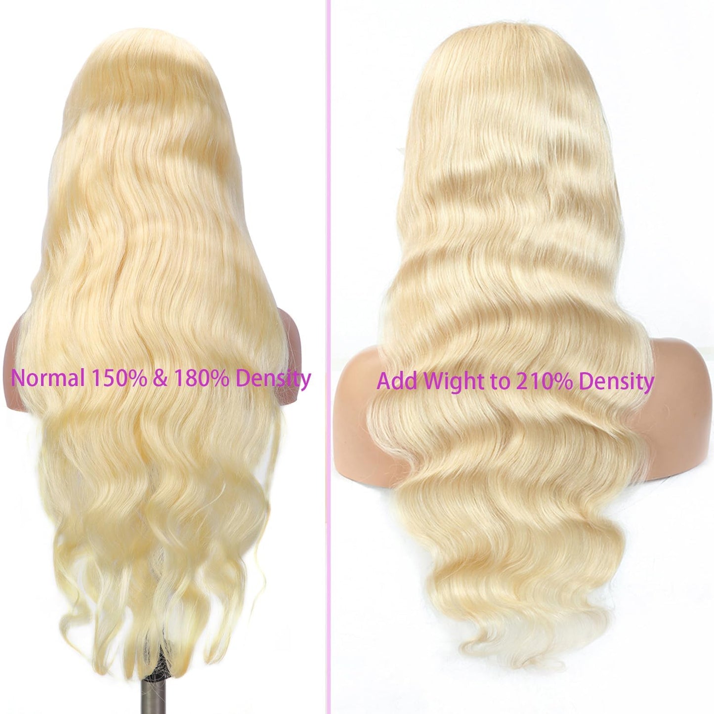 NOELLA 613 Lace Front Wig Human Hair 210% Density 613 13x6 Lace Front Wig Human Hair 30inch, Body Wave 13x6 HD Lace Frontal Wig Blonde Wig Human Hair Pre Plucked with Baby Hair for Women 325g±10