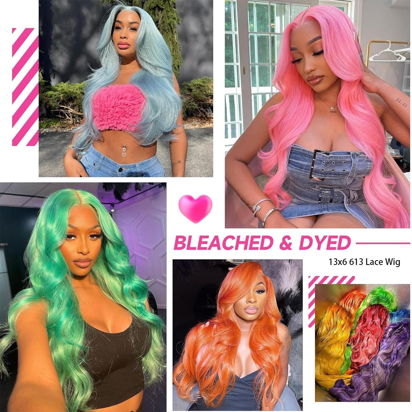 NOELLA 613 Lace Front Wig Human Hair 210% Density 613 13x6 Lace Front Wig Human Hair 30inch, Body Wave 13x6 HD Lace Frontal Wig Blonde Wig Human Hair Pre Plucked with Baby Hair for Women 325g±10