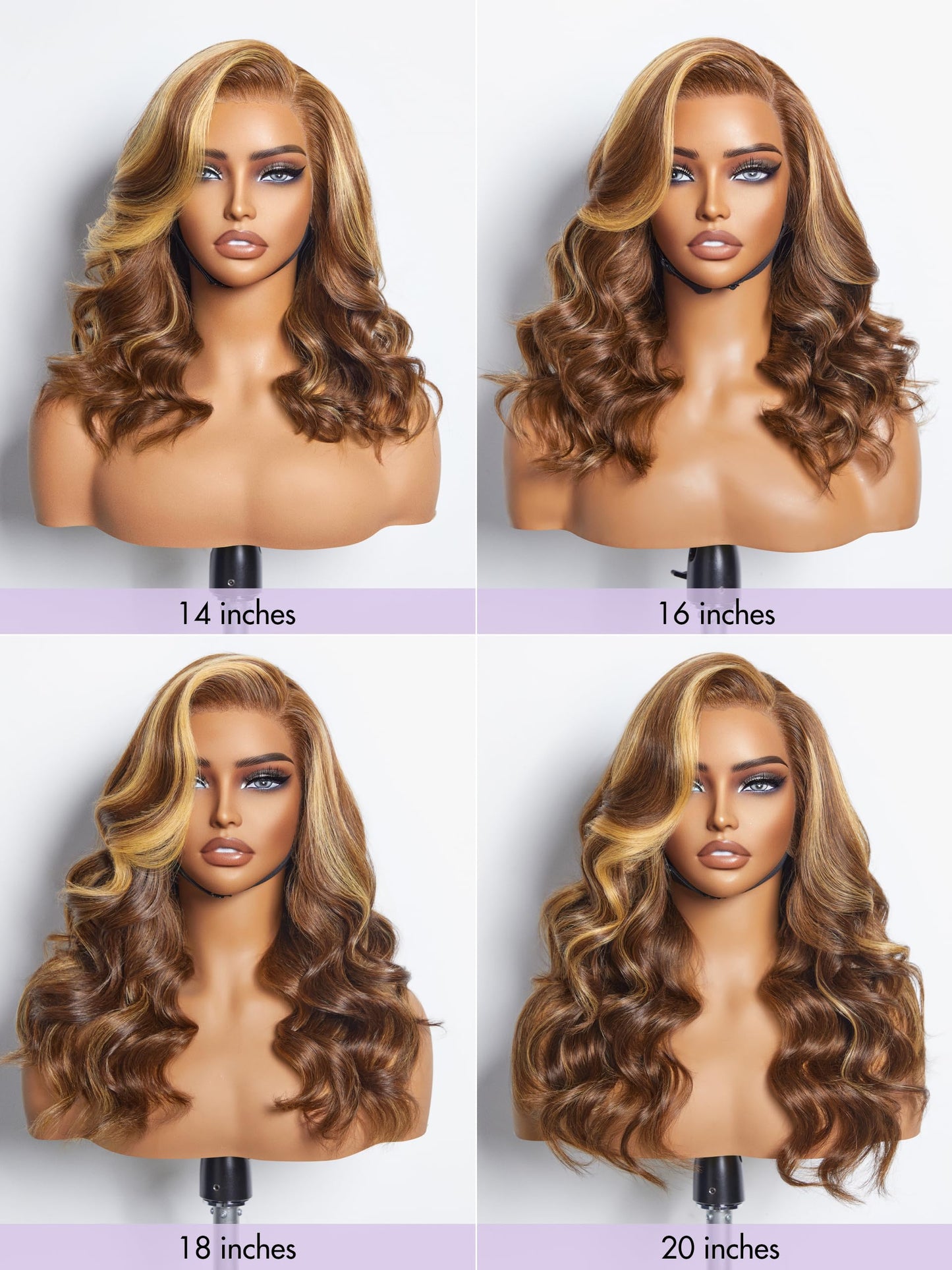 LUVME HAIR 18'' Loose Body Wave Lace Front Wigs Human Hair 13x4 Pre Cut Lace Glueless Human Hair Wig Pre Plucked Long Black Body Wave Wig 180 Density