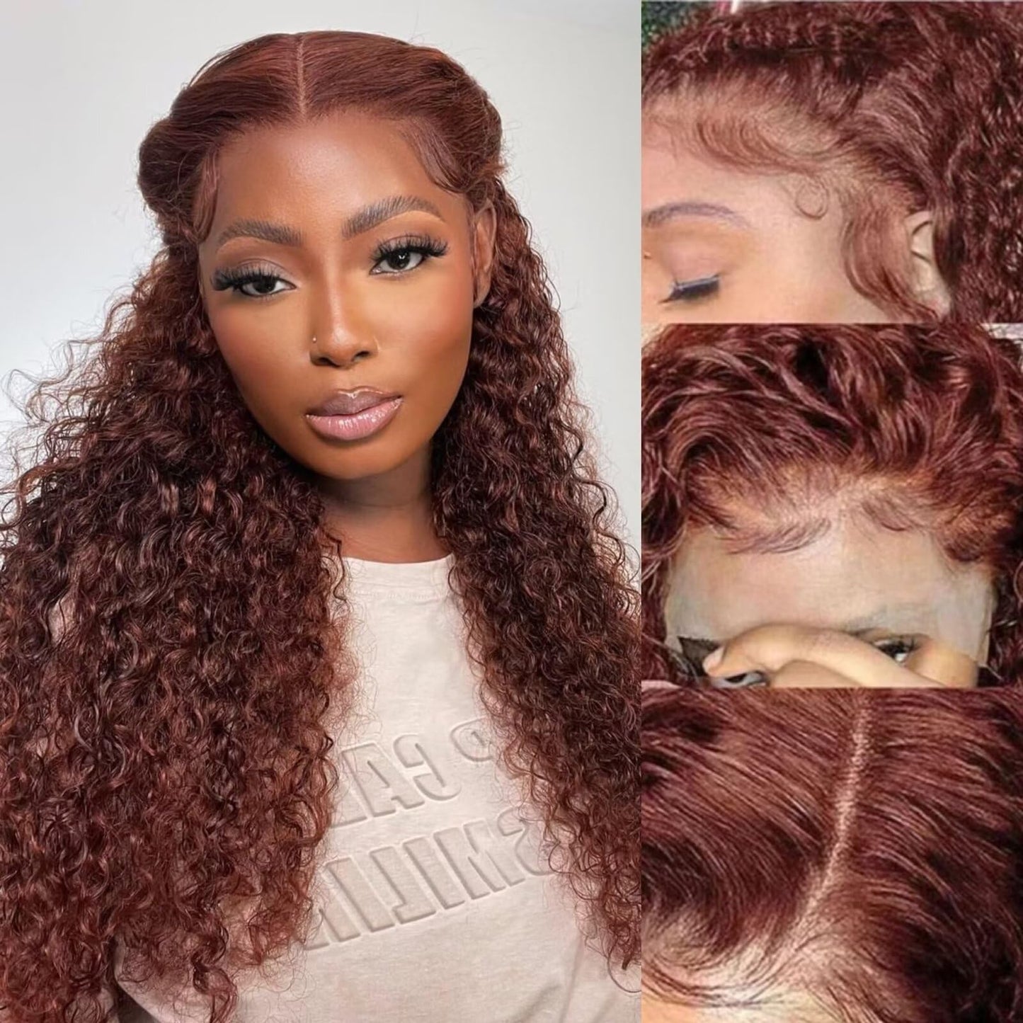 13x4 99J Burgundy Body Wave Lace Front Wigs Human Hair 180% Density Wine Red Color Wigs for Women HD Transparent Lace Front Wigs Glueless Human Hair Pre Plucked with Baby Hair (20inch)