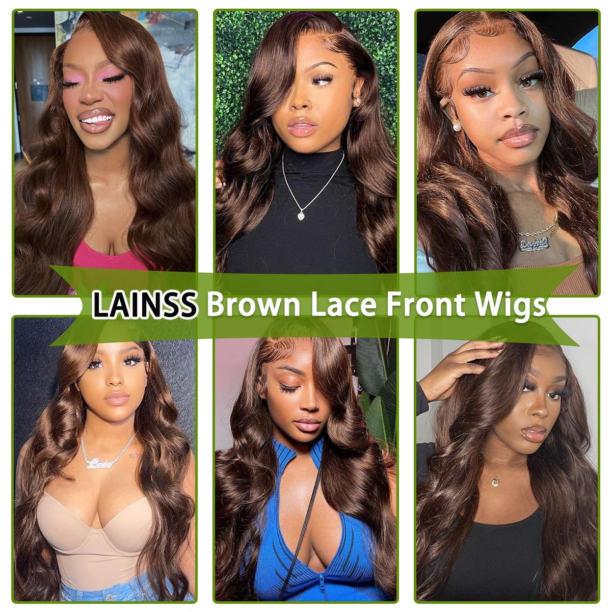 P4/350 Body Wave Lace Front Wigs Human Hair Brown Ginger Colored Wigs 13x4 HD Lace Frontal Highlight Ombre Wig Human Hair 180% Density P4/350 Colored Wigs Human Hair for Black Women 22Inch