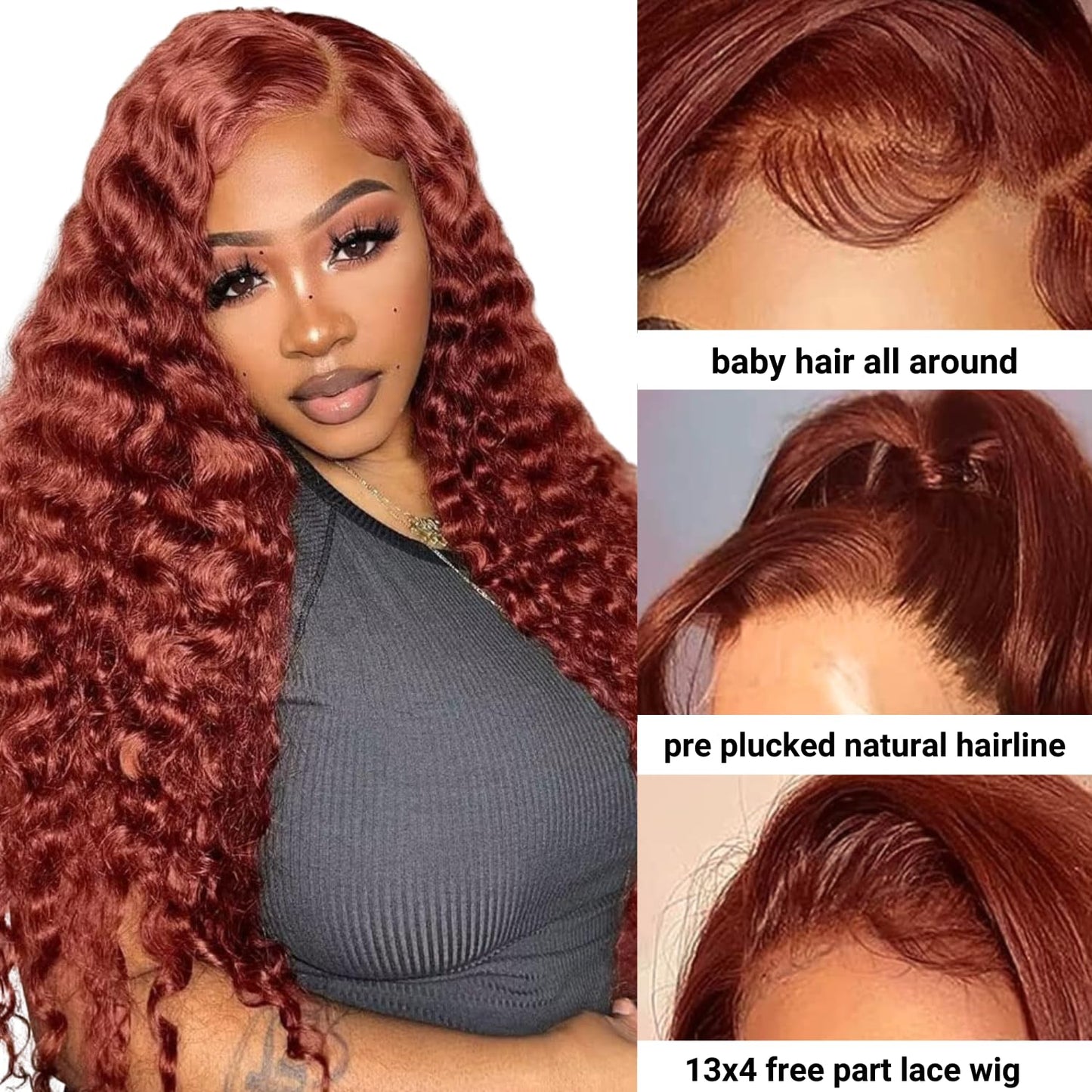 DULOVE Lace Front Wigs Human Hair 13x4 Straight HD Transparent Lace Front Wigs for Women Human Hair Pre Plucked With Baby Hair 200 Density Glueless Natural Color 24inch