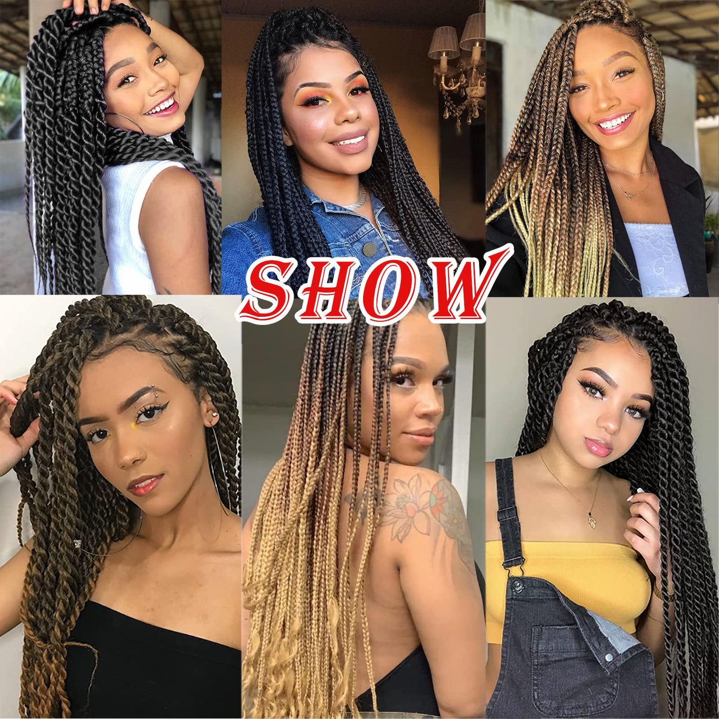 Pre-stretched Braids Hair Professional Itch Free Hot Water Setting Synthetic Fiber Ombre Yaki Texture Braid Hair Extensions 26 Inch 8 Packs Beyond Beauty Braiding Hair 1B-30-27…