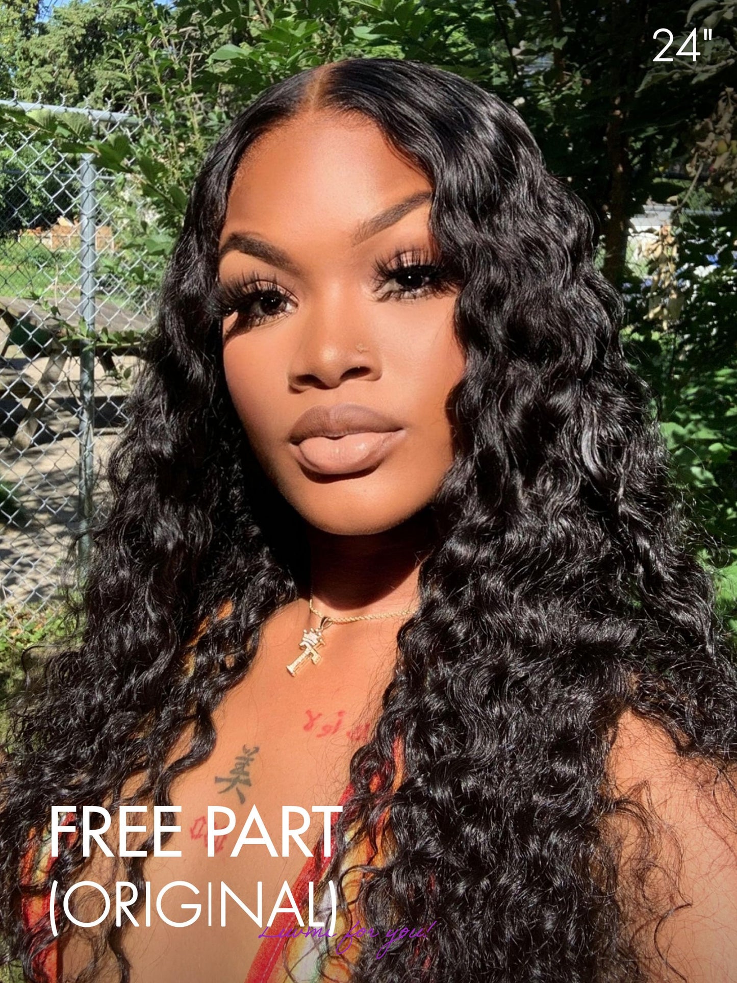 LUVME HAIR 5X5 Brown Highlight Loose Body Wave Glueless Human Hair Wig Pre Cut Lace Front Wig Pre Plucked Ready to Go Long Black Wig For Women (20 Inch & Precut Lace Color 1B/30)