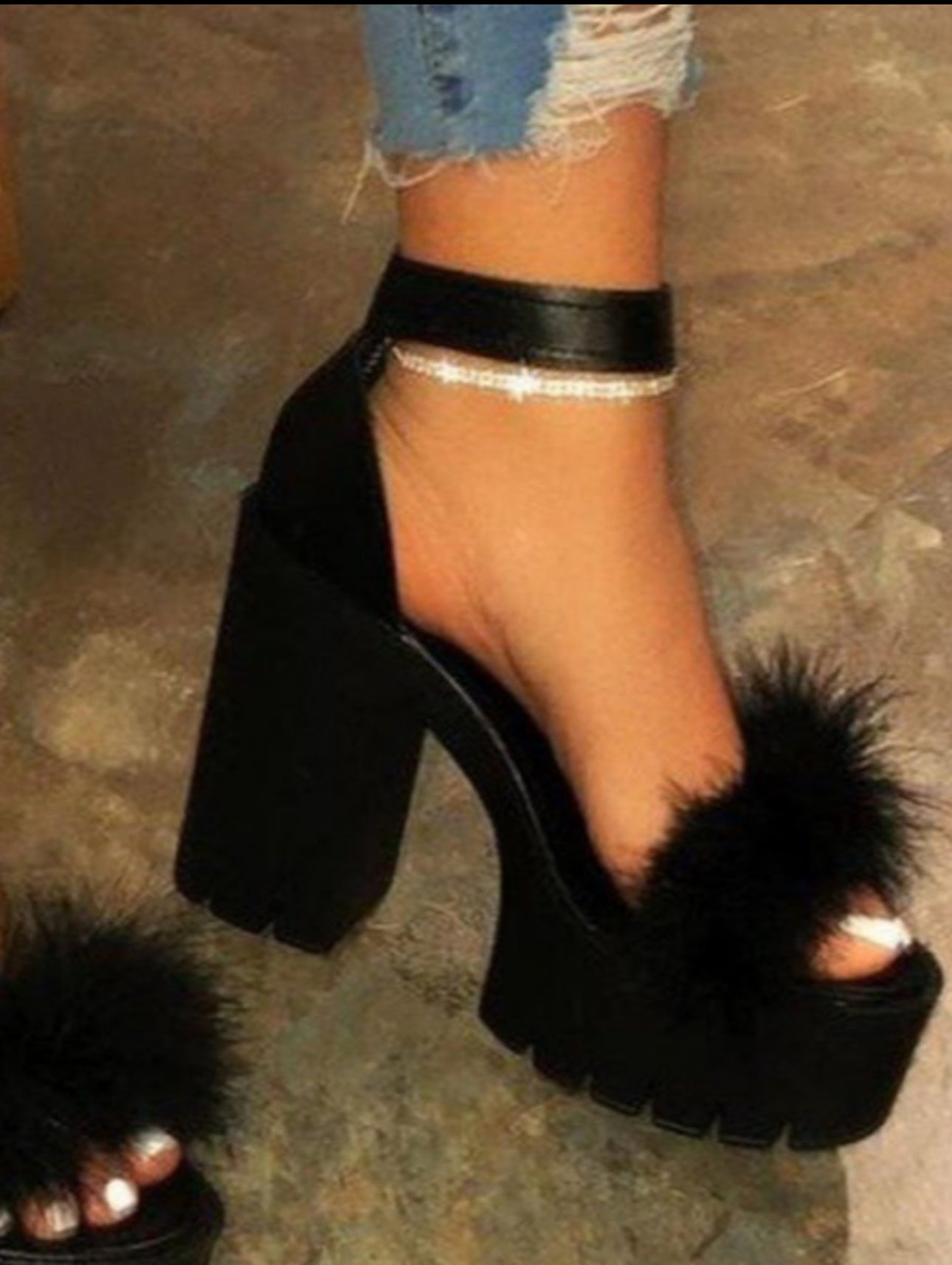 Black Beauty Platform Heels